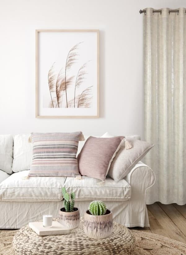 BOHO KUDDVALL 4 45 X 45 CM PULVERROSA