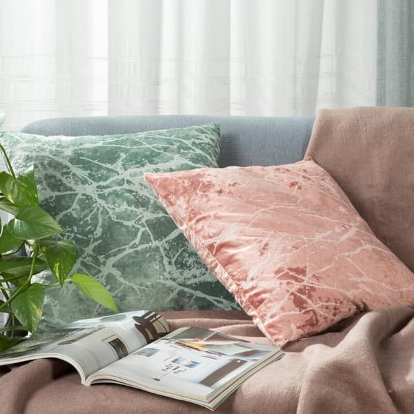 SAMMET KUDDVALL 45 X 45 CM ROSA