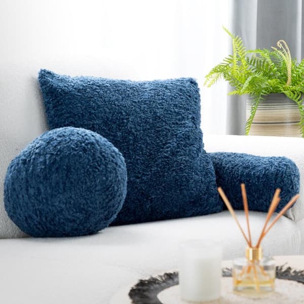 BUKLA TYYNYLIINA 10 45 X 15 CM NAVY BLUE
