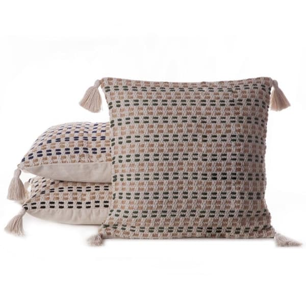 BOHO PUDEBETRÆK 45 X 45 CM CREME