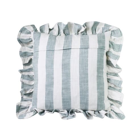 Cushion Cover Ida Stripe Green/White