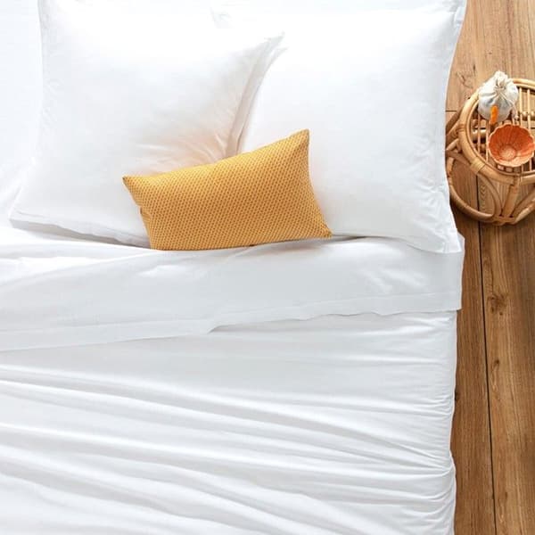 Kuddfodral - Vitt - 50x70cm - 100% Bomull - Tvättbart i 60° - Certifierat OEKO-TEX
