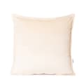 Miniatyrbillede 3 af 6: Pudebetræk | NANTU | fløjl imiteret fløjl beige | 45x45+1,5cm | 840345