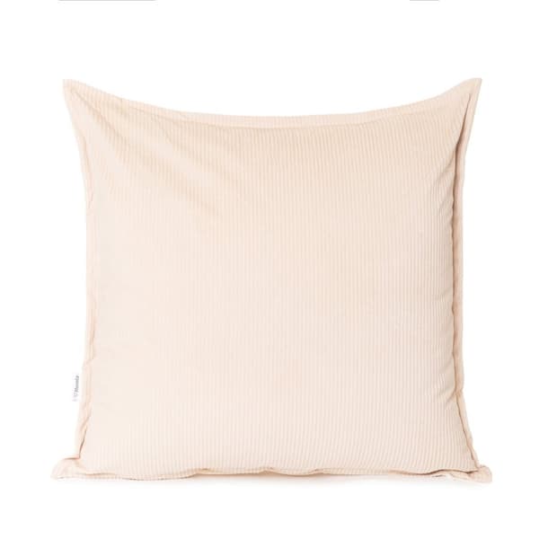 Pudebetræk | NANTU | fløjl imiteret fløjl beige | 45x45+1,5cm | 840345