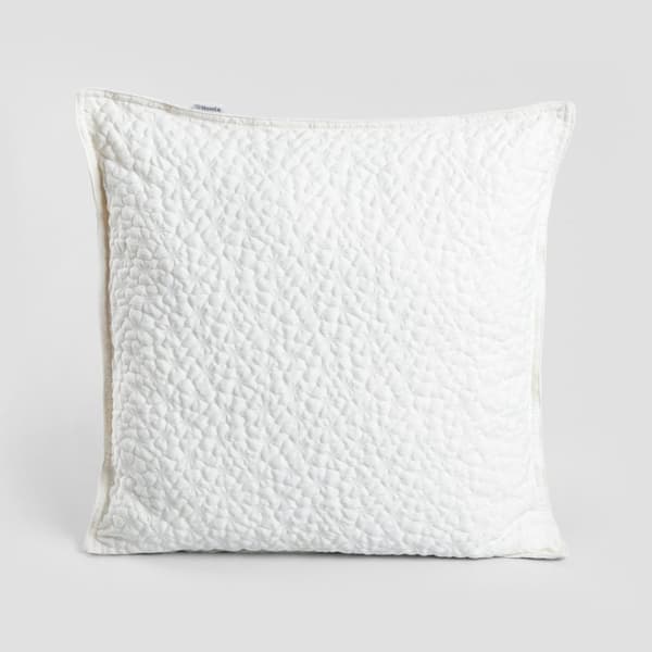 Pudebetræk | BLOMSTER | jacquard ecru | 45x45cm | 734151