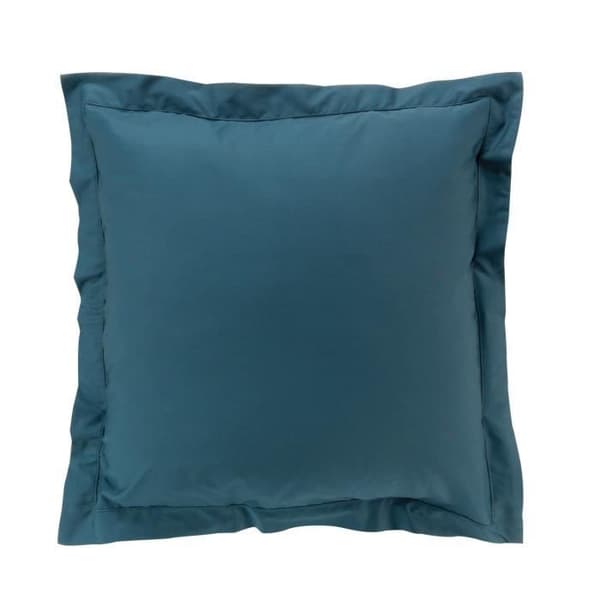 Kvadratisk kuddfodral - Percale - 78 trådar - Blå