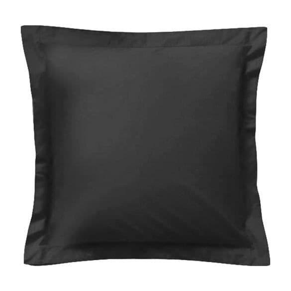 Fyrkantigt örngott - Frankrike - Svart - 65 x 65 cm - 100% bomull - 57 trådar/cm²