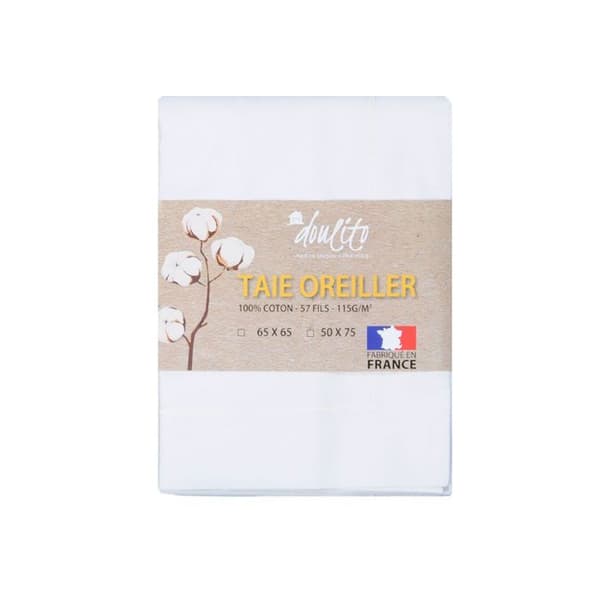 Kuddfodral - DOULITO - Loire - 65x65 cm - 100% bomull - Tillverkat i Frankrike