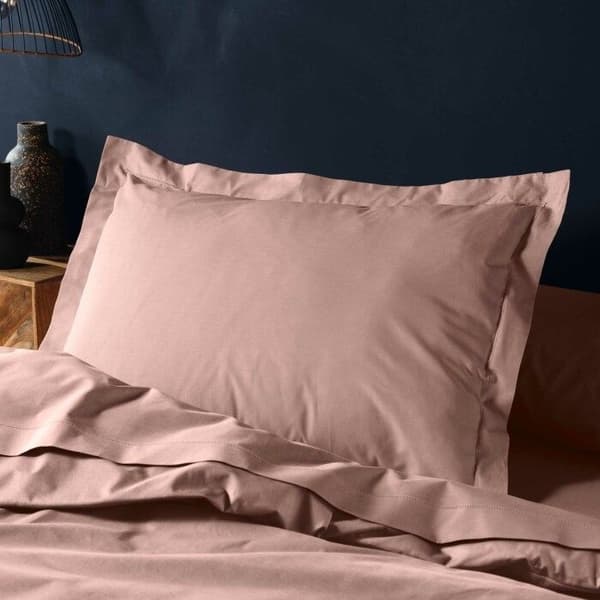 Rektangulär örngott 50x70 cm - 100% bomull - Rosa