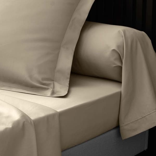 Rektangulär kuddeöverdrag 50x70 cm - Percale 100% bomull - Beige