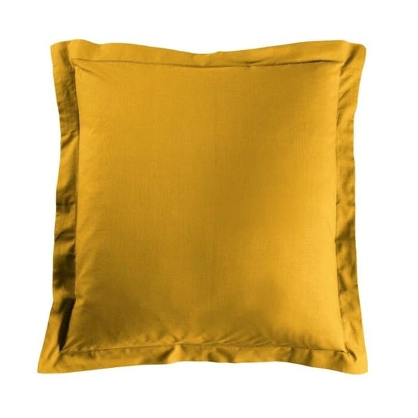 Kuddöverdrag fyrkantigt 63x63 cm - 100% bomull - Gul