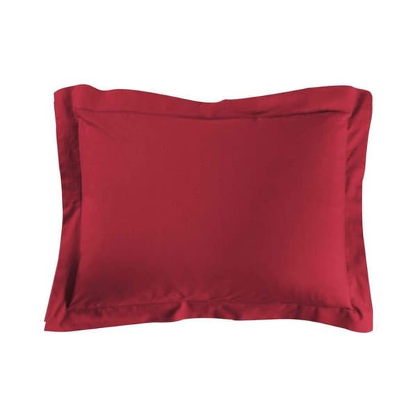 Örngott - 100% bomull - Bordeaux - 50x70 cm - Tvättbart - Enfärgad