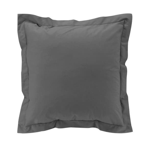 Örngott - Percale - 63x63 cm - 100% bomull - Antracit - Tvättbart vid 30°