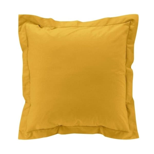 Örngott - Percale - Gul - 63x63 cm - 100% bomull - Tvättbar vid 30°