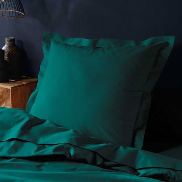 Kuddöverdrag - Emeraude - 63x63 cm - 100% bomull - Tvättbart - Samtida design