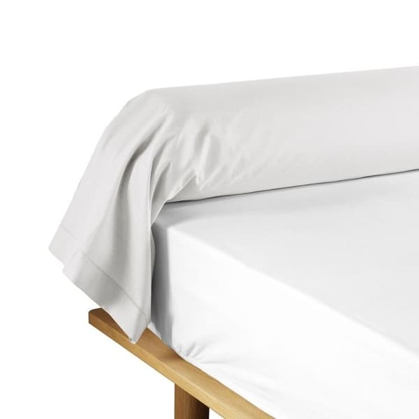 Överkast för kudde - INRE NOUVELLE - 85x185 cm - 100% bomull - Vit - OEKO-TEX