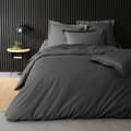 Miniatyrbild 5 av 6: Pärldyna - Percale - Antracit - 100% bomull - 85x185 cm - Sanfor-behandlad
