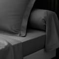 Miniatyrbild 2 av 6: Pärldyna - Percale - Antracit - 100% bomull - 85x185 cm - Sanfor-behandlad