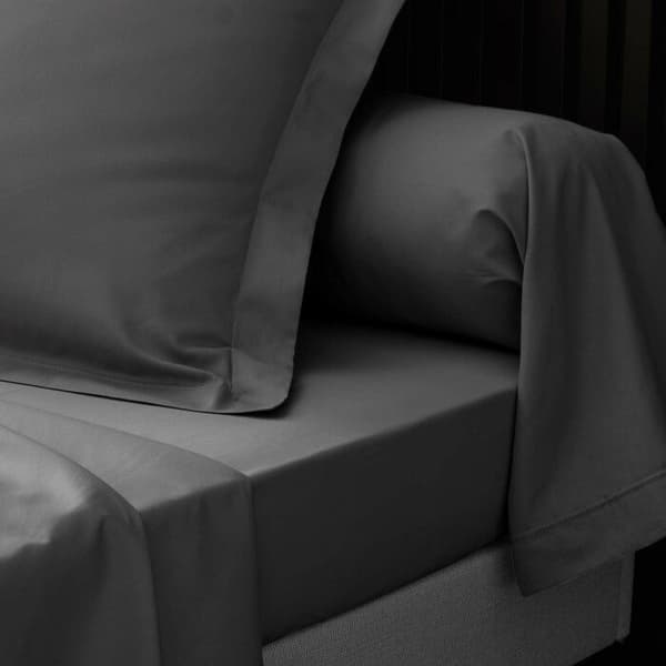 Pärldyna - Percale - Antracit - 100% bomull - 85x185 cm - Sanfor-behandlad