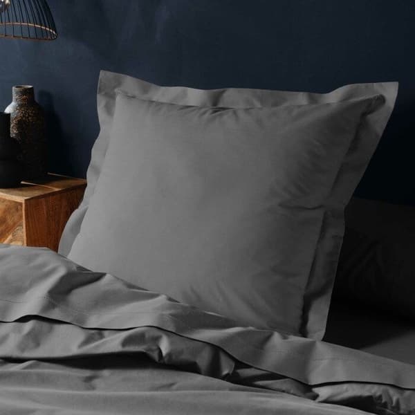 Pudebeträck - 100% bomull - Antracit - 63x63 cm - Maskintvättbar - Modern design