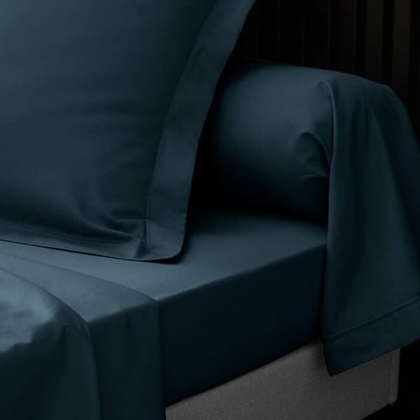 Örngott - Percale - 63x63 cm - 100% bomull - Mörkblå - Tvättbart i 30°