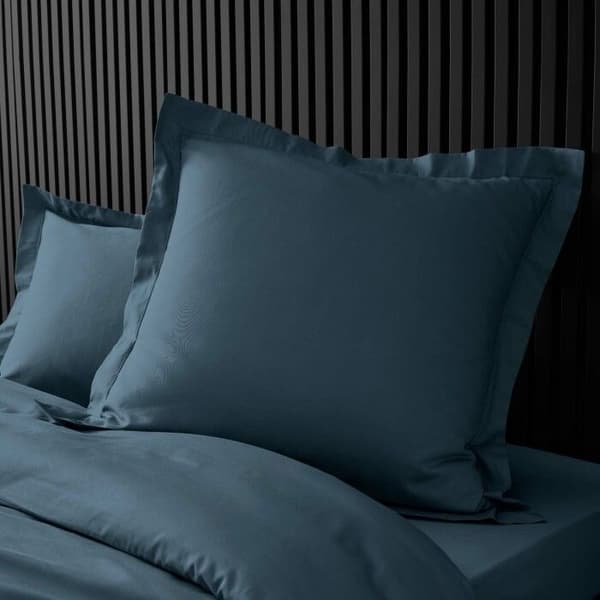 Örngott - Percale - 63x63 cm - 100% bomull - Mörkblå - Tvättbart i 30°