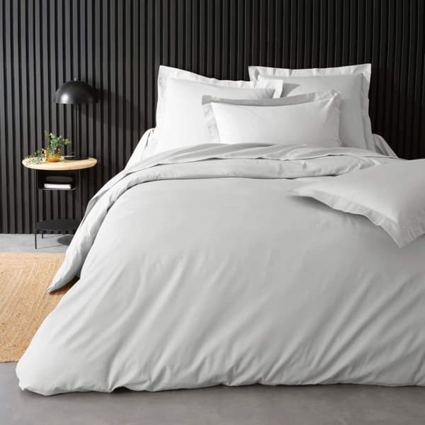Sängkappa 85x185 cm - Percale 100% bomull - Vit