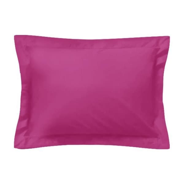 Rektangulär kuddfodral - 50 x 75 cm - 100% bomull - Frankrike - Fuchsia