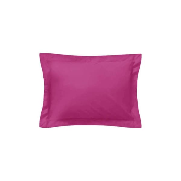 Rektangulär kuddfodral - 50 x 75 cm - 100% bomull - Frankrike - Fuchsia