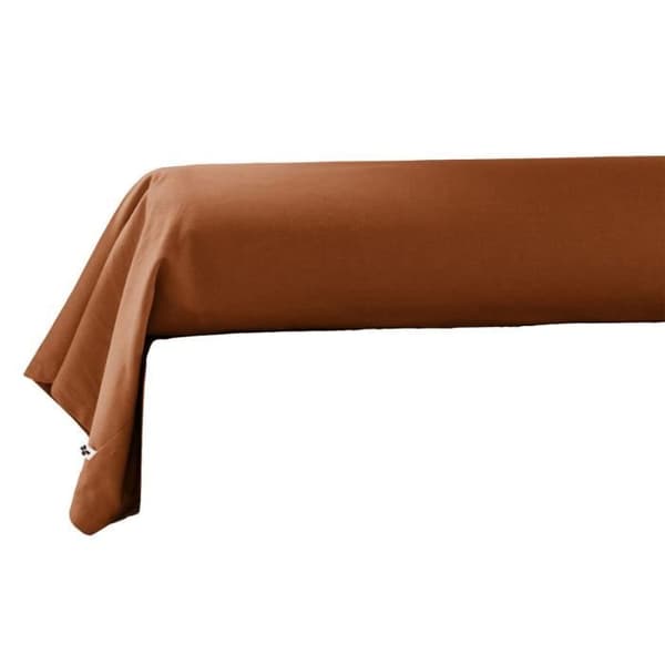 Örngott av flanell 100% bomull 85 x 185 cm CANDICE färg Tomette