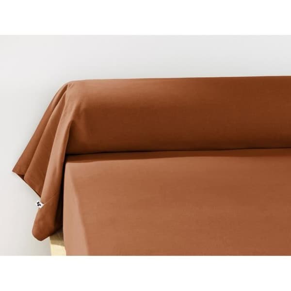 Örngott av flanell 100% bomull 85 x 185 cm CANDICE färg Tomette