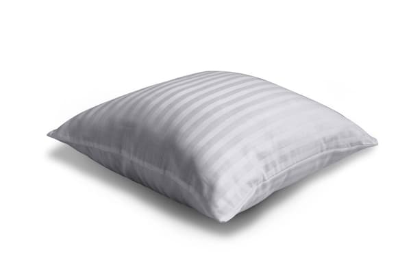 Damask pudebetræk, 1 cm striber (40x40-1)