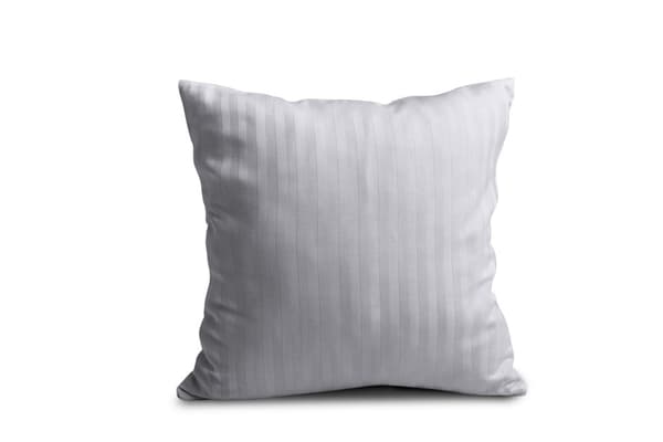 Damask pudebetræk, 1 cm striber (40x40-1)