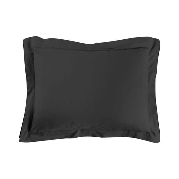 Örngott - DOUCEUR D'INTERIEUR - Lina - 50x70cm - 100% Bomull - Svart - Oeko-Tex Standard 100