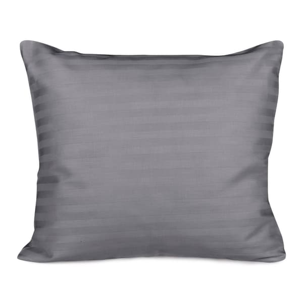 Örngott satin bomull damast 70x80 antracit