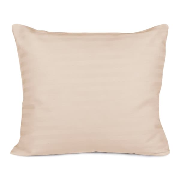 Pudebetræk satin bomuld damask 70x80 cappuccino