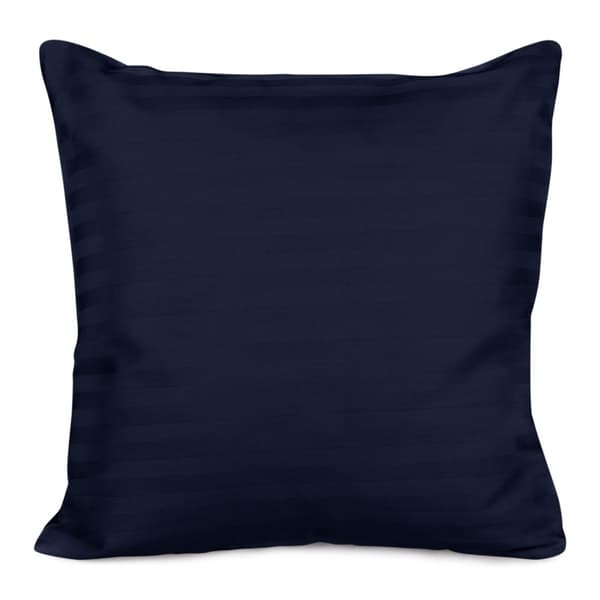Pudebetræk satin bomuld damask 40x40 mørkeblå
