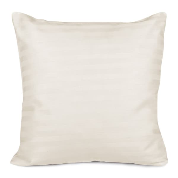 Pudebetræk satin bomuld damask 40x40 creme
