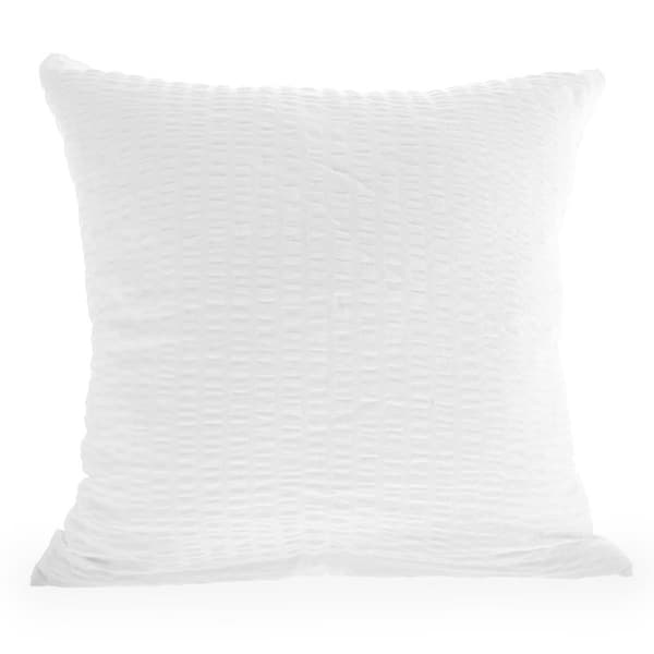 Bark pudebetræk 40x40 hvid