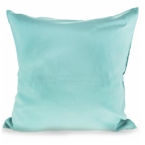 Bomuld satin pudebetræk 40x40 mint