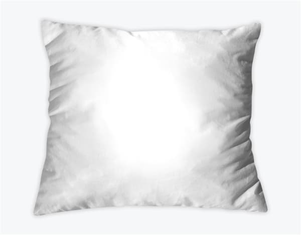 Örngott bomull satin 50x60 Greno enfärgad vit