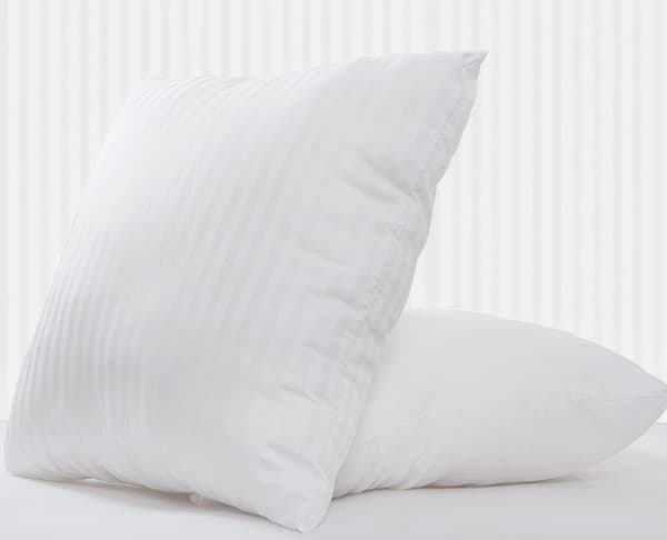 hvid hotel pudebetræk 70x80 damask 1cm