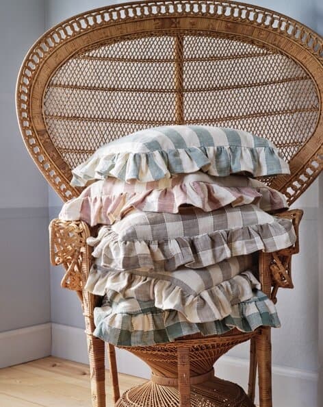 Cushion Cover Ida Stripe Pink/White