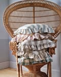 Pikkukuva 3 / 4: Cushion Cover Ida Stripe Pink/White