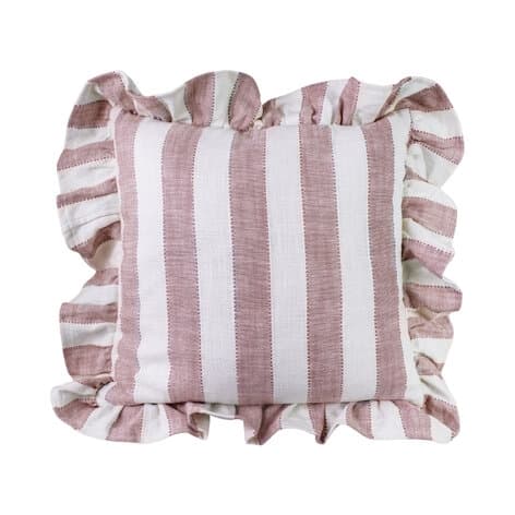 Cushion Cover Ida Stripe Pink/White