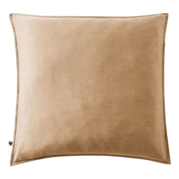 Taie d'oreiller "Lysandre" alla storlekar "Lyocel" Papillon-effekten - Lysandre Camel - Taie d'oreiller 63 x 63 cm - Lysandre Came