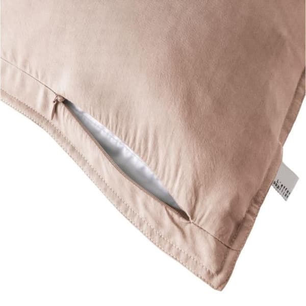 Lakan "Lysandre" alla storlekar "Lyocel" Fjärilseffekt - Lysandre Blush - Lakan 63 x 63 cm - Lysandre Blus