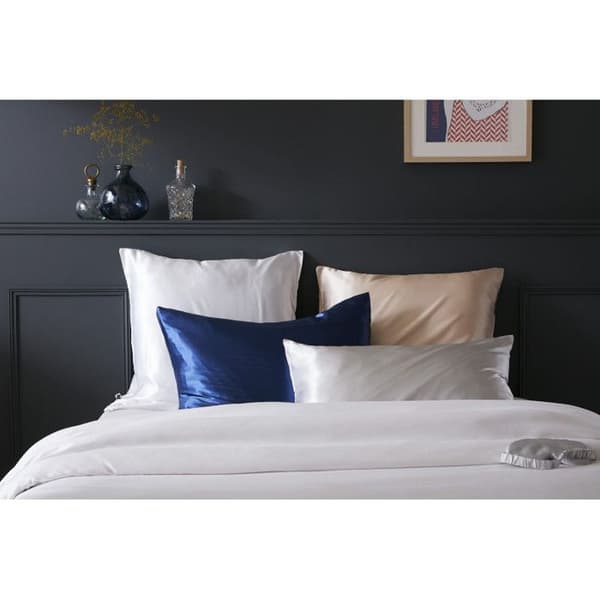 Taie d'oreiller "Soanne" Silke från mullbär - Fjärilseffekten - Soanne Chantilly - Taie d'oreiller 63 x 63 cm