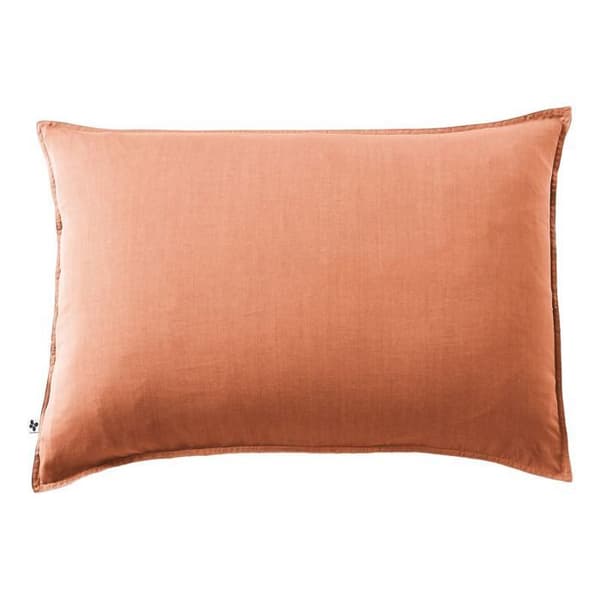 Kuddöverdrag "Lysandre" alla mått "Lyocel" Fjärilseffekten - Lysandre Terrakotta - Kuddöverdrag 50 x 70 cm - Lysandre