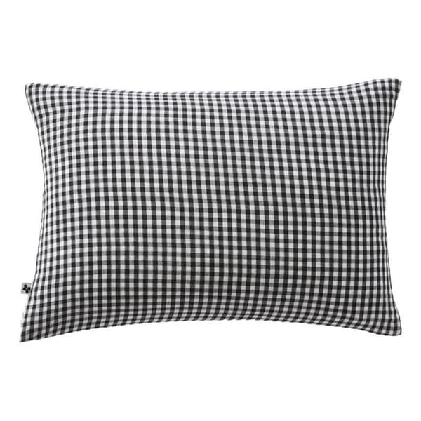 Kuddfodral "Vickie" 60 x 60 cm &amp; 50 x 70 cm vävt färgat "Gaze de Coton" - Vickie Truffe - Kuddfodral 50 x 70 cm - Vickie T
